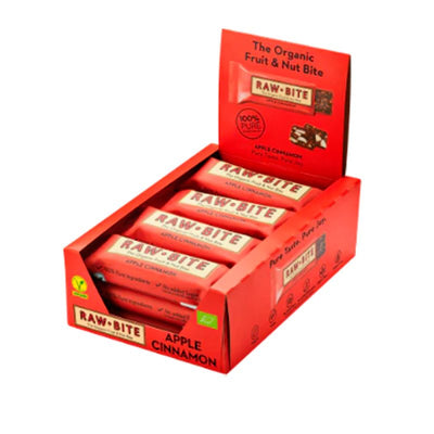 Se Rawbite Apple Cinnamon Ø &  50g. Køb 12 stk. Spar 10% ✔ Kæmpe udvalg i  Raw Bite - Køb online på udsalg og tilbud lige nu ✔ Hurtig levering: 1 - 2 Hverdage samt billig fragt - Varenummer: HG-4007-12 og barcode / Ean:  på lager - Udsalg på Mad & drikke > Raw Bite > Bars Spar op til 53% - Over 1354 design mærker på udsalg