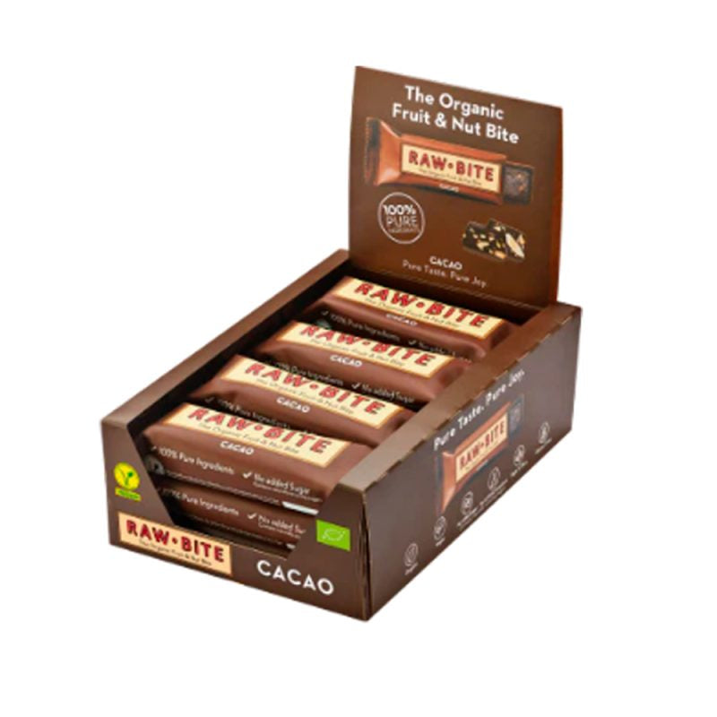 Se Rawbite Kakao 50 g. Køb 12 stykker SPAR 10% ✔ Kæmpe udvalg i Raw Bite - Køb online på udsalg og tilbud lige nu ✔ Billig fragt og hurtig levering - Varenummer: Helsegrossisten-4009-1 og på lager - Udsalg på Mad & drikke > Tørret frugt og bær > Bars Få op til 69% i rabat - Over 1.798 mærker samlet på udsalg