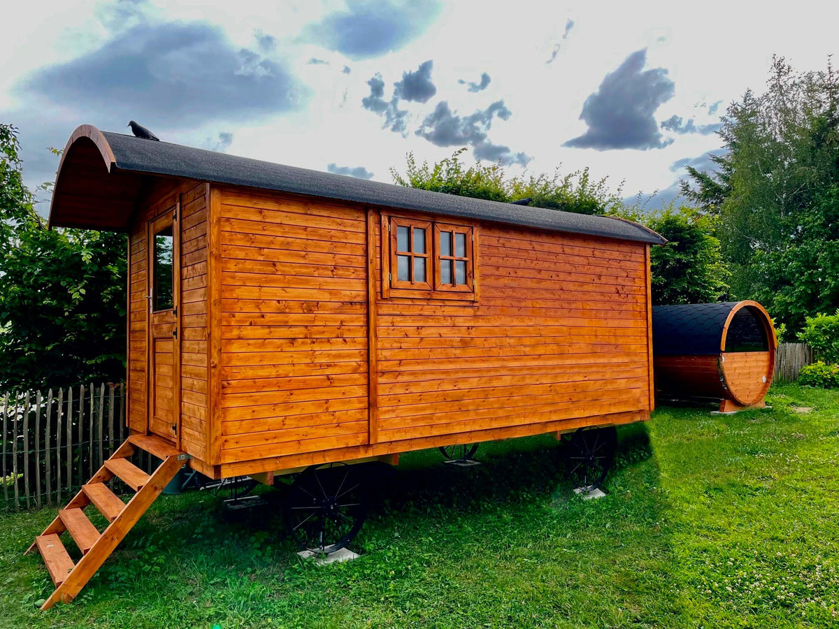 Regitse unik prærievogn på 8,2 m² til have eller campingplads