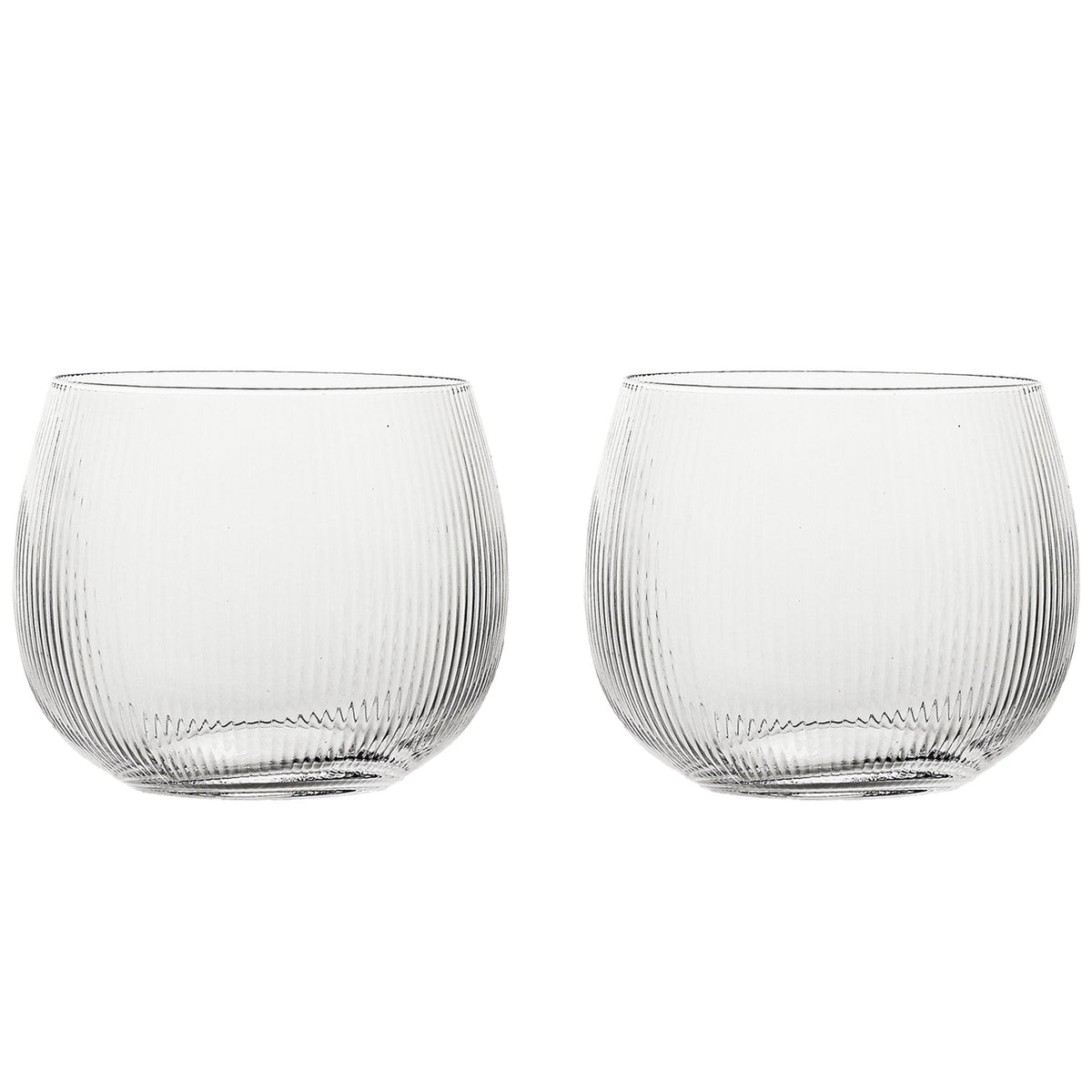 Sagaform Blanka vandglas i 2-pak, 28 cl, 8,5 cm i diameter