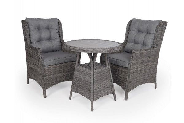 Se Rio Grå Cafesæt m/2 loungestole - Ø 70 cm - m/vandafv. hynder ❤ Billig fragt og hurtig levering - Varenummer: Havemøbelland-DK2871 - Udsalg på HAVEMØBELSÆT - Cafesæt Få op til 63% i rabat - Shop udsalg fra mere end 1.798 mærker