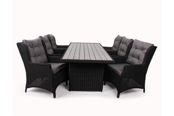 Se Rio Sort Havemøbelsæt m/6 loungestole - 94x210 cm - m/vandafv. hynder ❤ Billig fragt • Hurtig levering - Varenummer: Havemøbelland-DK1469 og barcode / Ean: 5709386475741 på lager - Udsalg på HAVEMØBELSÆT - Vedligeholdelsesfrie havemøbelsæt Spar helt op til 79% - Kæmpe udsalg på over 739 brands