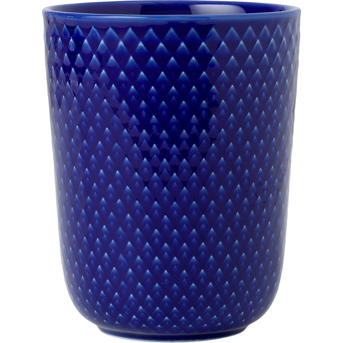 Lyngby Porcelæn Rhombe Color krus i mørkeblå, 33 cl