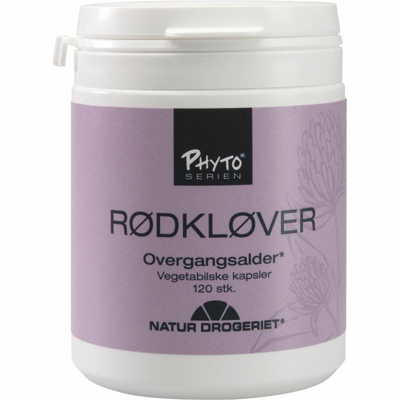Pakke med Natur-Drogeriet rødkløver, 120 kapsler