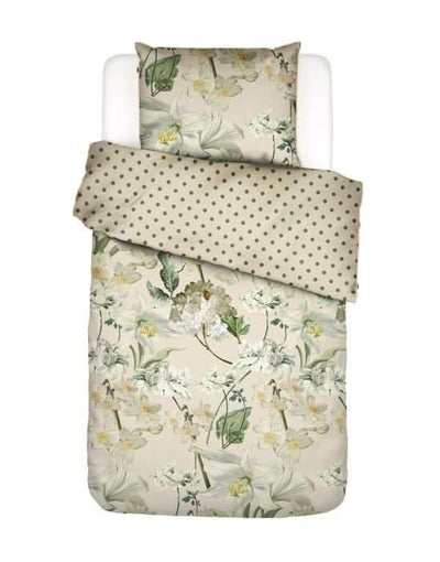 Se Essenza Rosalee Grey sengesæt på tilbud! Billigt udsalg på dobbelt sengesæt 140x220 cm & pude 60x63 cm. Hurtig levering, billig fragt. Spar op til 58%!
