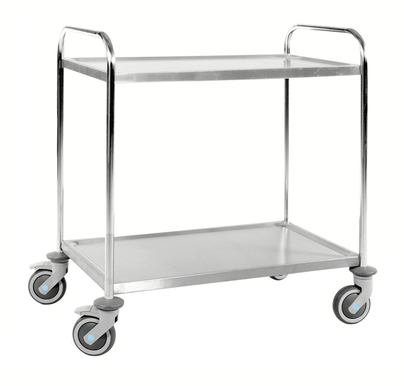 Kongamek KM60354-S rustfri rullebord med store hjul