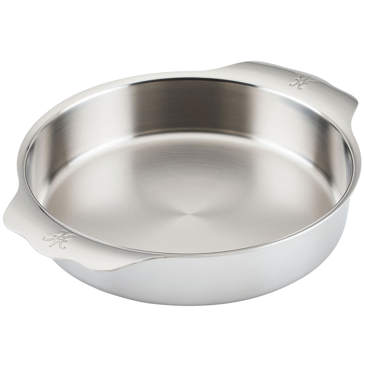 Rund Hestan OvenBond bageform med en diameter på 23 centimeter