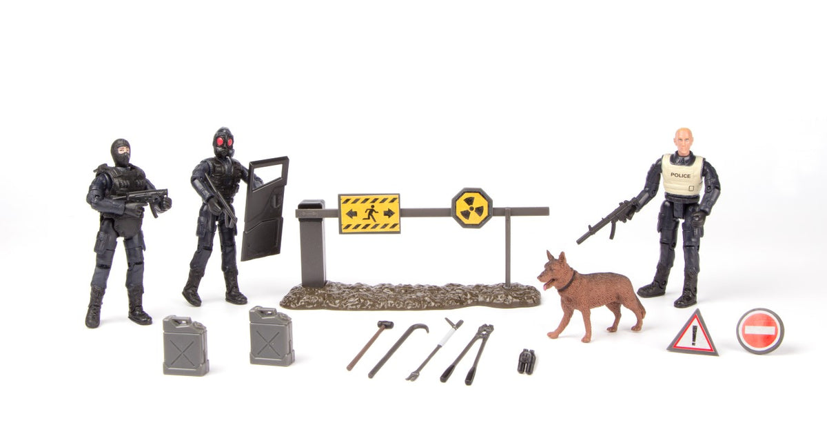 Se S.W.A.T. Action Figur 3-pack Type B 1:18 ✔ Kæmpe udvalg i World Peacekeepers - Køb online på udsalg og tilbud lige nu ✔ Hurtig levering til lave fragtpriser - Varenummer: MMAction-199771032 og 18859771033 på lager - Udsalg på Militær Actionfigurer 9,5 cm Store besparelser – op til 77% - Store besparelser på over 2.281 mærker