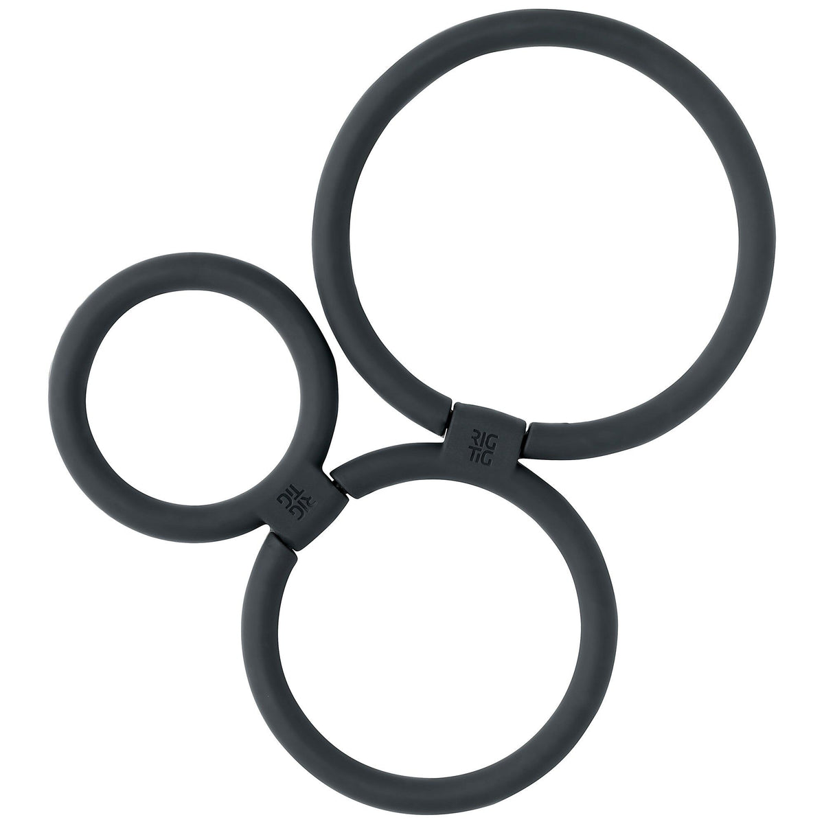 Sort Stelton Circles bordskåner til varme gryder og pander