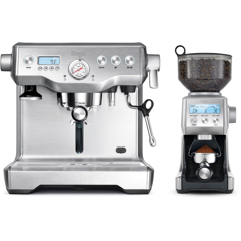 Se Sage The Dual Boiler espressomaskine & Smart Grinder Pro kaffekværn ✔ Kæmpe udvalg i Sage ✔ Meget billig fragt og hurtig levering: 1 - 2 hverdage - Varenummer: KTO-61160167 og barcode / Ean: &