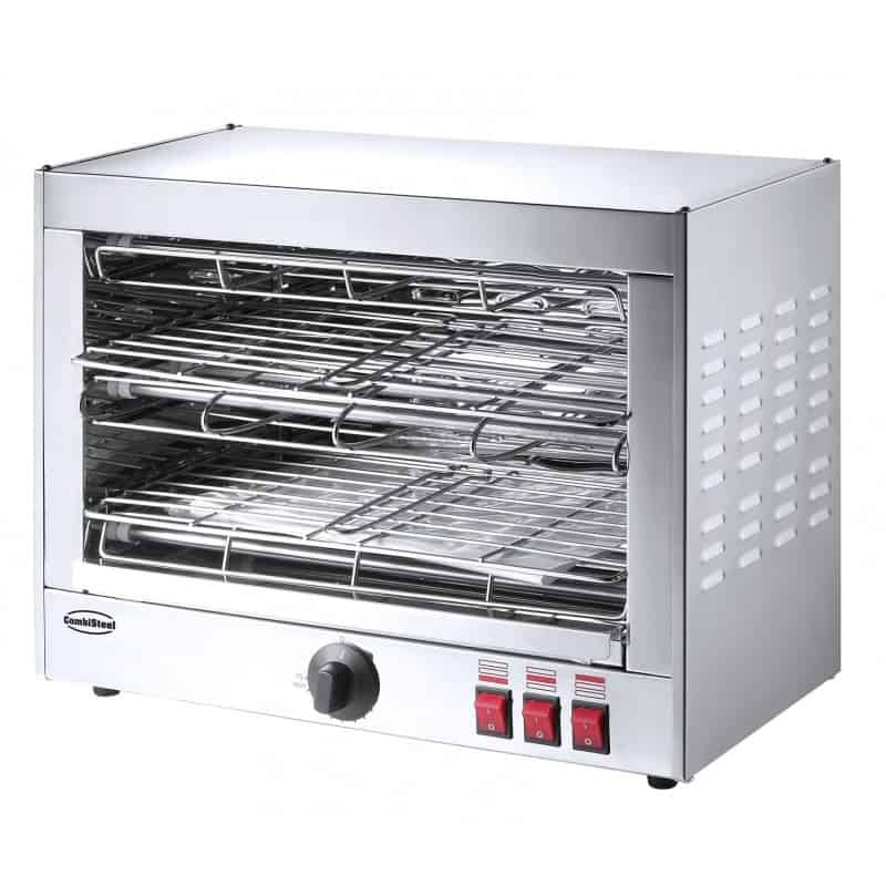 Combisteel salamandergrill med to justerbare niveauer til gratinering