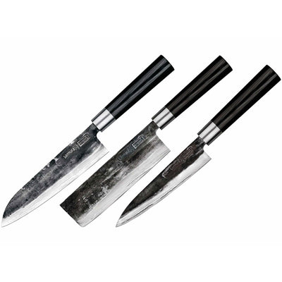 Se Samura Super 5 knivsæt, 3 stk. ✔ Kæmpe udvalg i Samura ✔ Meget billig fragt og hurtig levering: 1 - 2 hverdage - Varenummer: KTO-SP5-0220 og barcode / Ean: '4751029321985 på lager - Udsalg på Knivsæt Spar op til 54% - Over 1122 kendte brands på udsalg