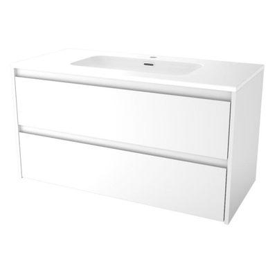 Se tilbud på Sanibell Proline møbelpakke - 100x46cm - mat hvid. Billigt udsalg! Hurtig levering: 1-2 hverdage. Varenummer: BADE-42309546508510.