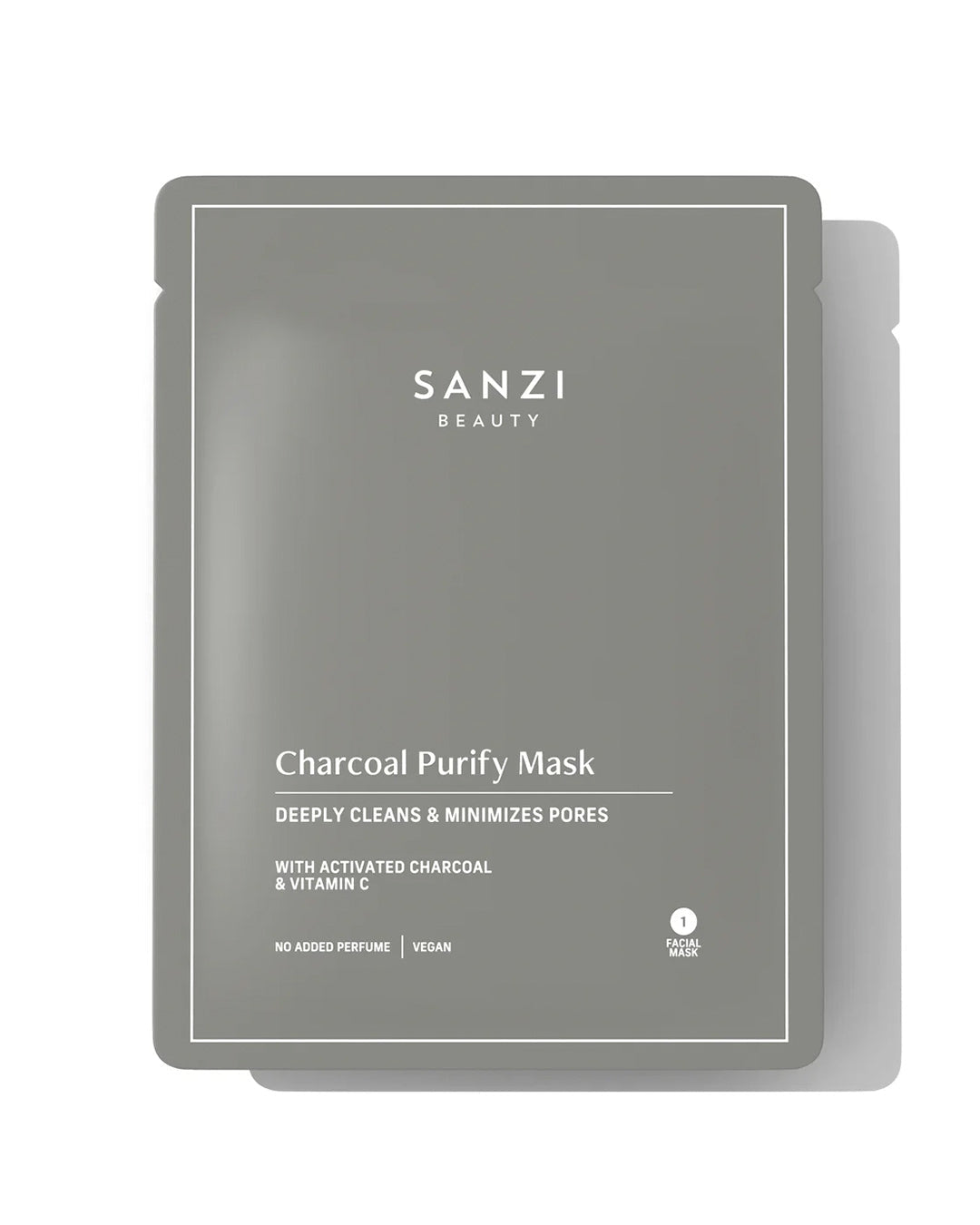 Charcoal Purifying Mask ansigtsmaske fra Sanzi Beauty