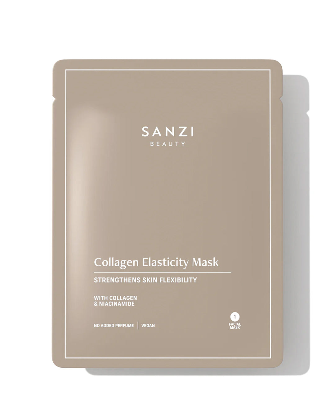 Sanzi Collagen Elasticity Mask sheetmaske med hydrolyseret kollagen
