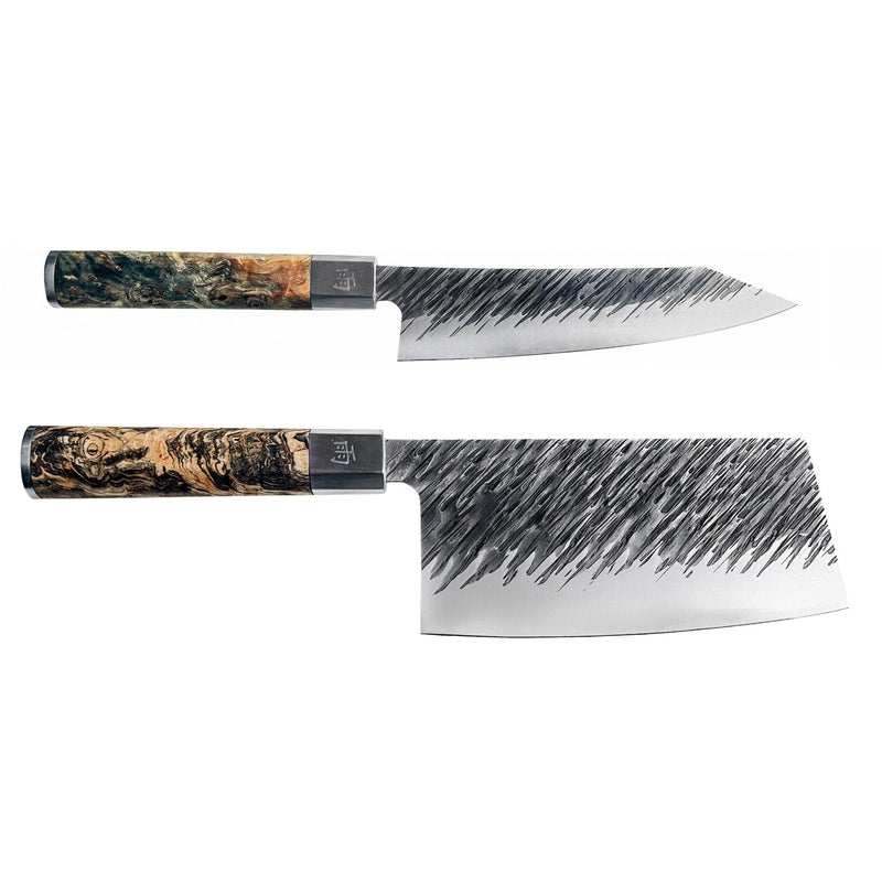 Se Satake Ame knivsæt (kinesisk kokkekniv + bunkakniv) ✔ Kæmpe udvalg i Satake ✔ Meget billig fragt og hurtig levering: 1 - 2 hverdage - Varenummer: KTO-SAMESET2 og barcode / Ean: &