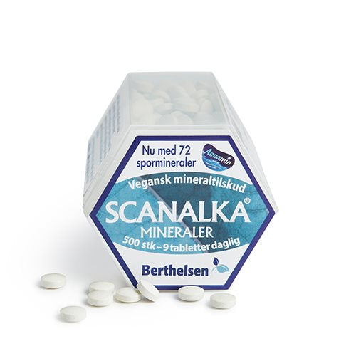 Se Berthelsen Scanalka Mineraler 500 tabl. ✔ Kæmpe udvalg i Dansk Farmaceutisk Industri - Køb online på udsalg og tilbud lige nu ✔ Hurtig levering til lave fragtpriser - Varenummer: Helsegrossisten-8838-500 tabletter og 5701629050845 på lager - Udsalg på Sundhed > Dansk Farmaceutisk Industri > Spar helt op til 73% - Over 739 kendte mærker på udsalg
