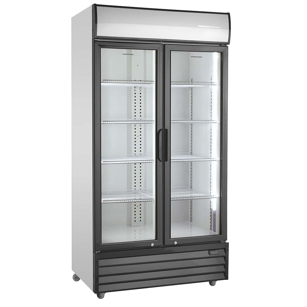 Scandomestic SD 1002 HE hvidt displaykøleskab, 758 liter