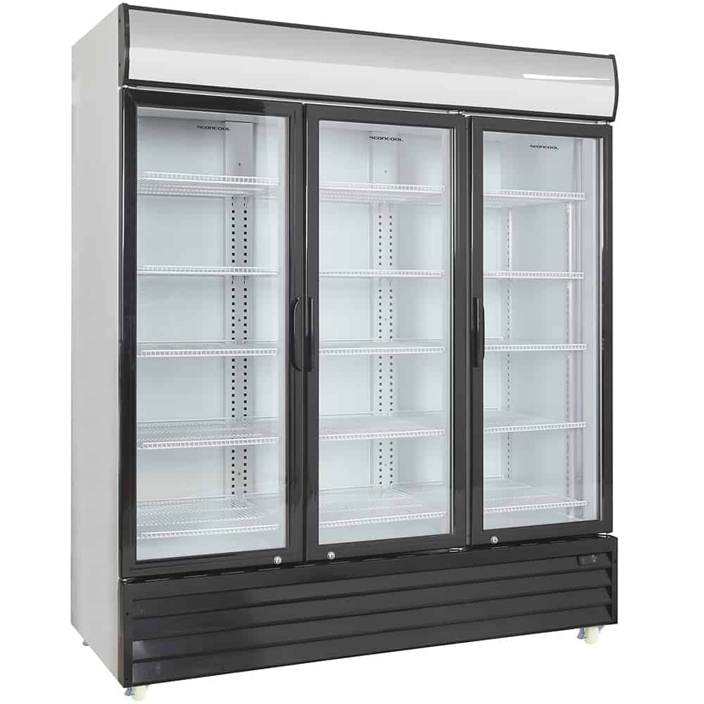Scandomestic SD 1502 HE hvidt displaykøleskab, 1152 liter