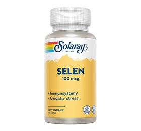 Solaray Selen 90 kapsler