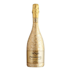 Sensi 18K Prosecco Brut i guldfarvet flaske