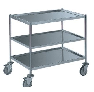 Zanussi servicevogn med 3 hylder i 900 mm til køkkenbrug