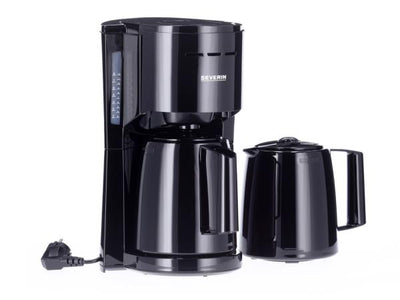 Se Severin - Kaffemaskine med 2 termokander 1000 watt Sort ✔ Kæmpe udvalg i Severin ✔ Hurtig levering: 1 - 2 Hverdage samt billig fragt - Varenummer: RKTK-SE30879 og barcode / Ean: '4008146041464 på lager - Udsalg på Spar op til 64% - Over 1324 kendte brands på udsalg