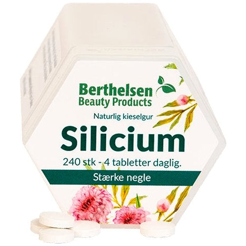 Pakke med Berthelsen Silicium, 240 tabletter