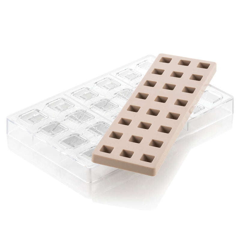 Se Silikomart Kit Quadro 01 chokoladesæt, silikone/tritan ✔ Kæmpe udvalg i Silikomart ✔ Meget billig fragt og hurtig levering: 1 - 2 hverdage - Varenummer: KTO-52.915.86.0065 og barcode / Ean: &