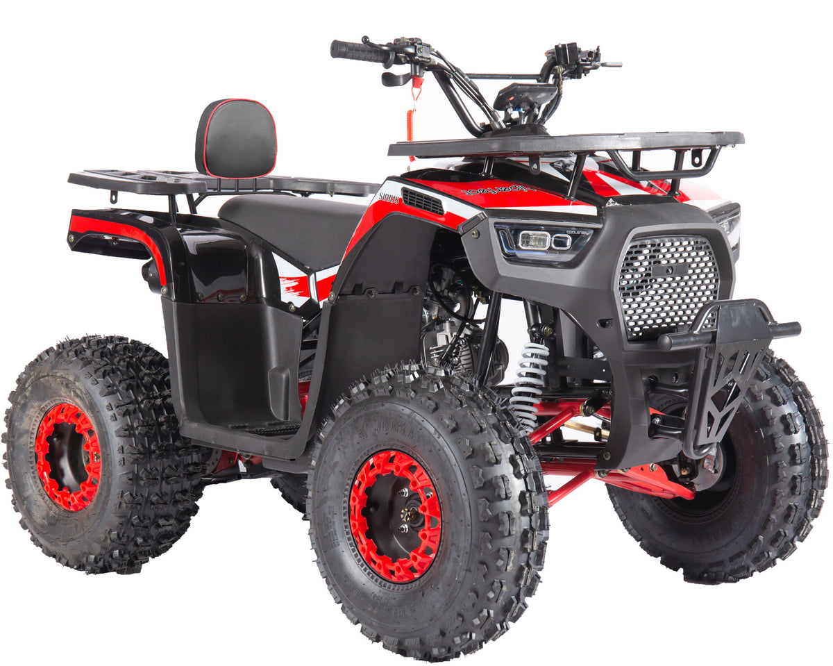 Se Sirius ATV 125CC m/3+1 Gear Sort/Rød 8'' ✔ Kæmpe udvalg i Megaleg - Køb online på udsalg og tilbud lige nu ✔ Meget billig fragt og hurtig levering - Varenummer: MMAction-12203 og 5712548121981 på lager - Udsalg på ATV (Benzin) Spar helt op til 79% - Over 739 kendte mærker på udsalg
