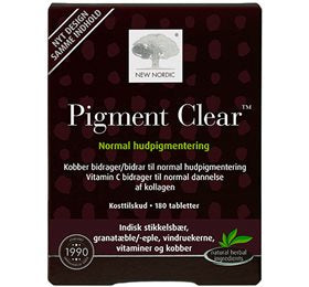 Se New Nordic Skin Care Pigment Clear 180 tabletter ✔ Kæmpe udvalg i New Nordic - Køb online på udsalg og tilbud lige nu ✔ Billig fragt og hurtig levering - Varenummer: Helsegrossisten-45383 og 5021807453832 på lager - Udsalg på New Nordic > > Spar helt op til 57% - 2.739 kendte mærker til outletpriser