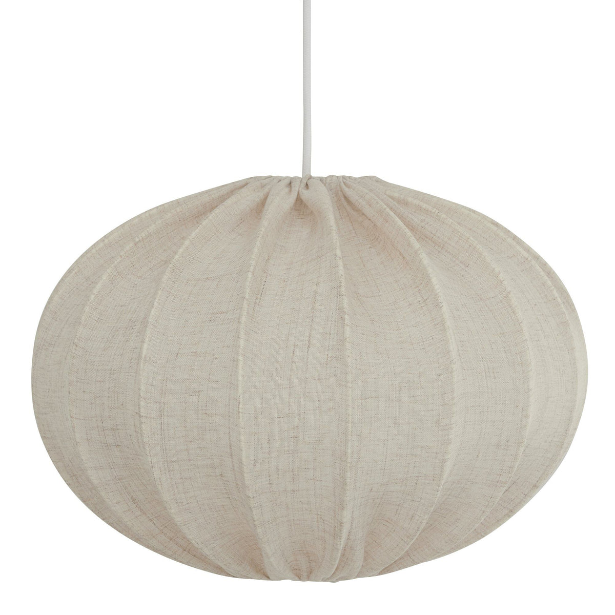 Watt & Veke Boll 40 loftslampe i naturlig farve med græskarformet ramme