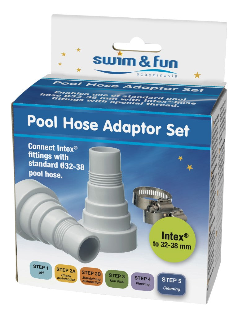 Se Slange adaptersæt som passer til Intex ✔ Kæmpe udvalg i Swim & Fun - Køb online på udsalg og tilbud lige nu ✔ Meget billig fragt og hurtig levering - Varenummer: MMAction-2111614 og 5704841016149 på lager - Udsalg på Pool Dele / Tilbehør / Lys Store besparelser – op til 77% - Store besparelser på over 2.281 mærker