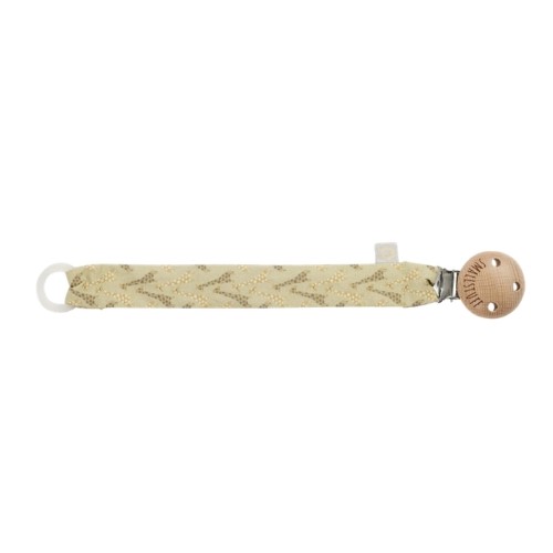 Smallstuff suttesnor med clips og girafmotiv i sandfarver, Sandy Giraffe