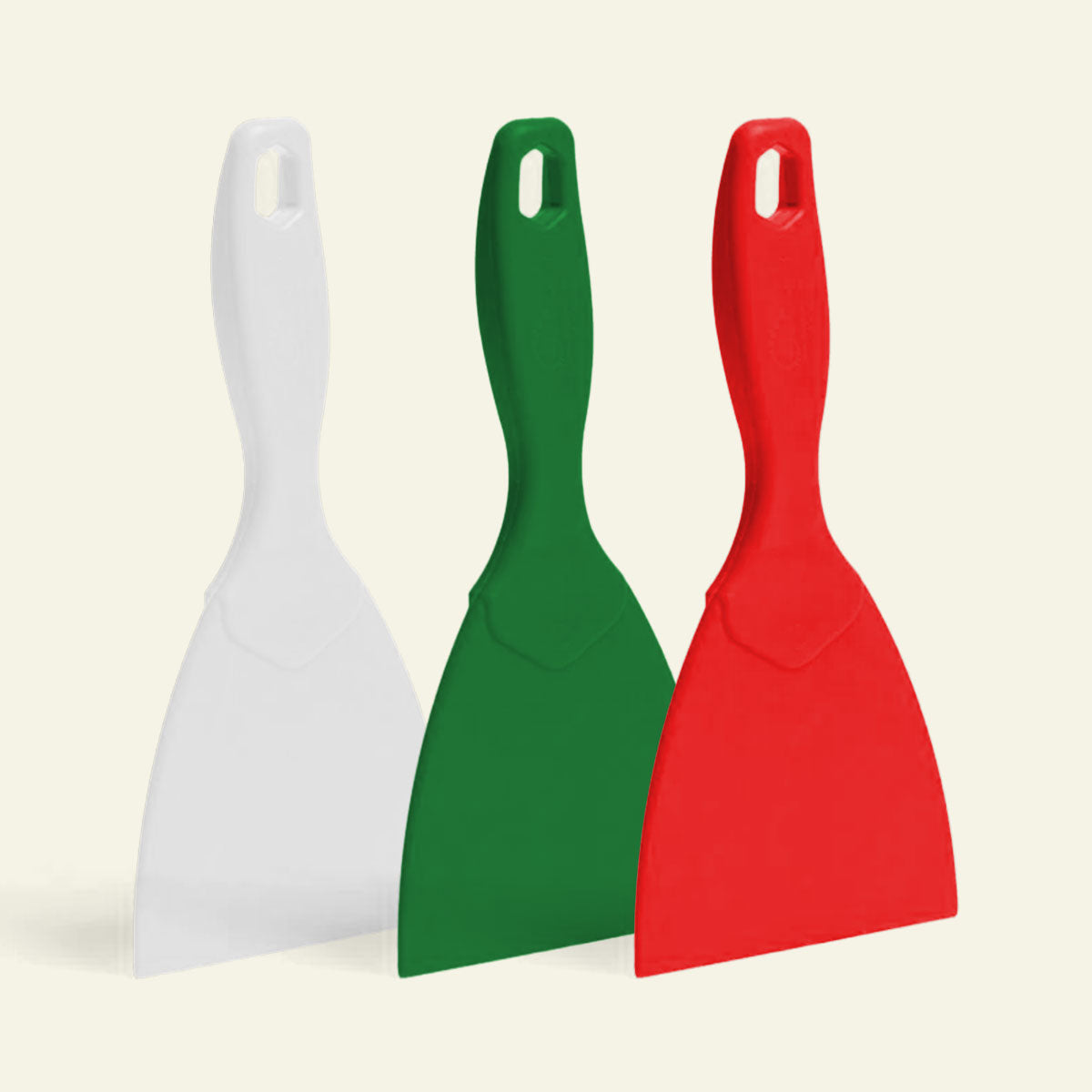 Smanettone plastspatel i fødevaregodkendt plast til pizzadej