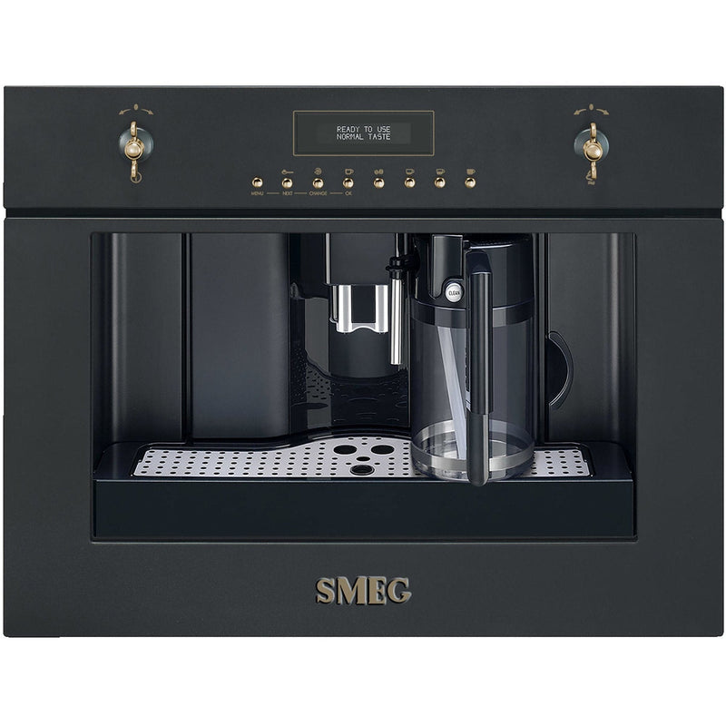 Se Smeg 60 cm indbygget kaffemaskine antracit ✔ Stort online udvalg i Smeg ✔ Hurtig levering: 1 - 2 Hverdage samt billig fragt - Varenummer: KTO-CMS8451A og barcode / Ean: &