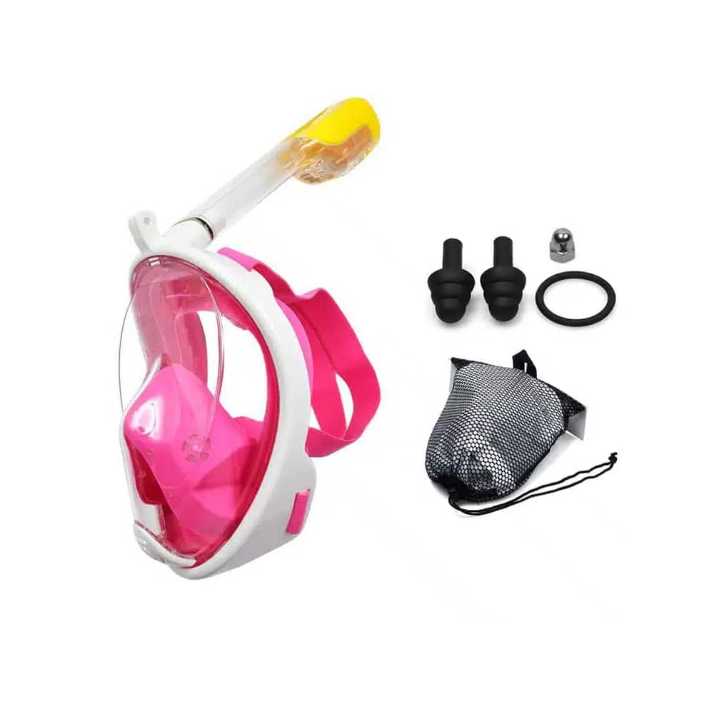 Se Snorkelmaske til børn og voksne med snorkel og 180 graders udsigt - Pink / S/M ✔ Kæmpe udvalg i Satana - Køb online på udsalg og tilbud lige nu ✔ Meget billig fragt og hurtig levering - Varenummer: Satana-154720 på lager - Udsalg på Personlig pleje > Masker og peeling > Spar helt op til 79% - Kæmpe udsalg på over 739 brands
