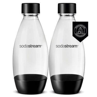 Se SodaStream Fuse flaske 2x0,5 liter, sort ✔ Kæmpe udvalg i SodaStream ✔ Meget billig fragt og hurtig levering: 1 - 2 hverdage - Varenummer: KTO-1748223770 og barcode / Ean: '7290116740157 på lager - Udsalg på Tilbehør Spar op til 58% - Over 1192 kendte brands på udsalg