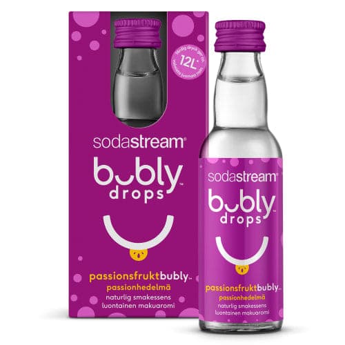 Sodastream smagskoncentrat - Bubly drops - Passionsfrugt aroma