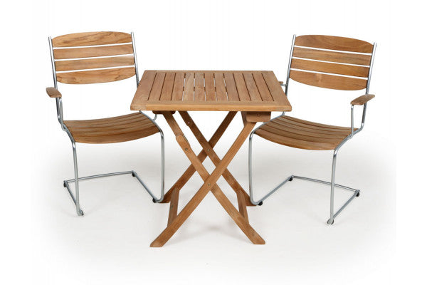 Se Sofia Spring Teak Cafésæt - 70x70 cm ✔ Kæmpe udvalg i  KERNETEAK - Køb online på udsalg og tilbud lige nu ✔ Hurtig levering: 1 - 2 Hverdage samt billig fragt - Varenummer: HML-DK3992 og barcode / Ean:  på lager - Udsalg på HAVEMØBELSÆT > Teak havemøbelsæt Spar op til 57% - Over 1354 kendte mærker på udsalg