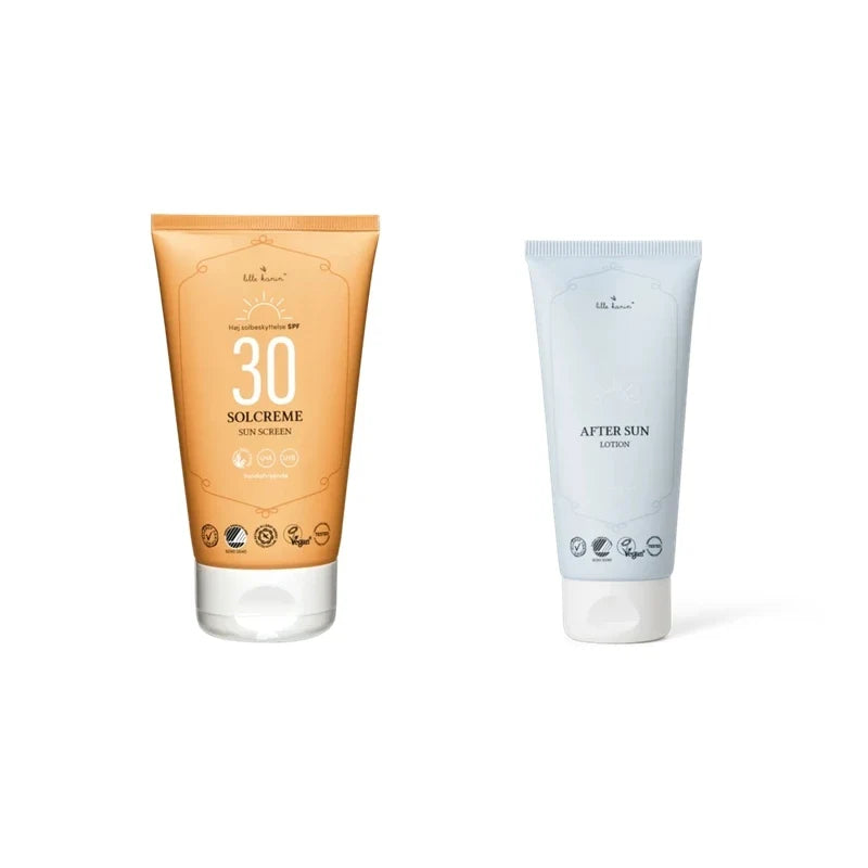 Lille Kanin solcreme SPF30 150 ml og aftersun 100 ml