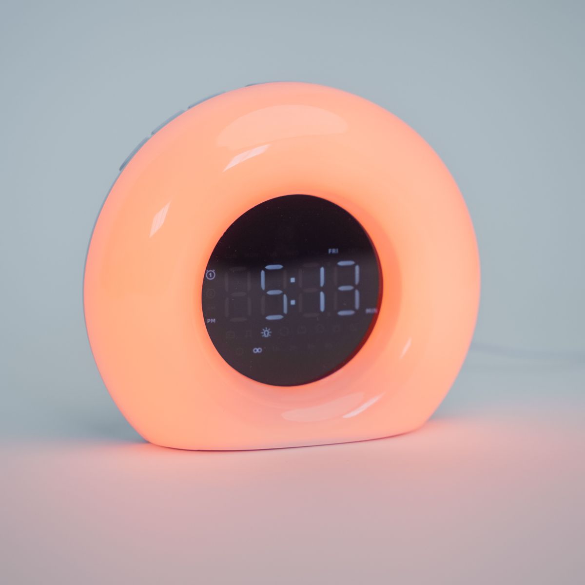 Busters solopgang vækkeur, wake up light, med natlys