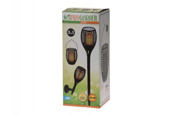 Se Solar LED-fakkel, 3-i-1, Ø:12 x H: 78 cm ❤ Lav fragtpris og hurtig levering - Varenummer: Havemøbelland-DK3089 og barcode / Ean: 8719987837494 på lager - Udsalg på DIVERSE - Udendørs lamper og lanterner Spar helt op til 73% - Over 739 kendte brands på udsalg