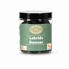 Økologiske lakridsbamser fra Solhjulet i praktisk pakning