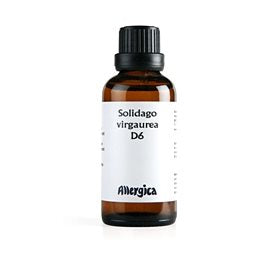 Flaske med Allergica Solidago D6 homøopatisk middel, 50 ml
