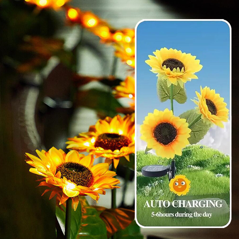 Se Solcelle Solsikke Havelampe med 3 blomster - 80 cm ✔ Kæmpe udvalg i Satana - Køb online på udsalg og tilbud lige nu ✔ Meget billig fragt og hurtig levering - Varenummer: Satana-1594495 på lager - Udsalg på Mad & drikke > Få op til 63% i rabat - Find over 1.798 brands på udsalg