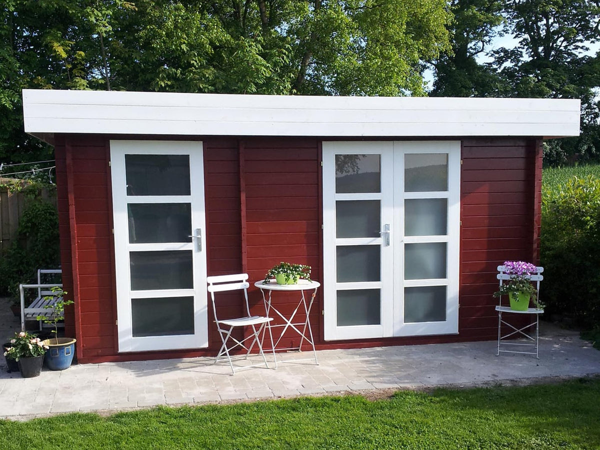 Sonja 4 redskabsskur på 13,5 m² fra Sølund Huse i moderne design