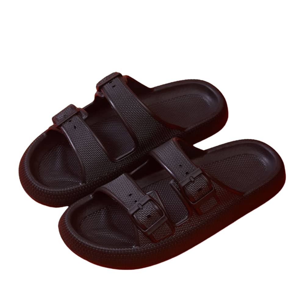 Se Slippers / Tøfler m/Spænde - Bløde & Skridsikre i flere flotte farver (kendt som Happy Flops) - Sort / EU 36/37 ✔ Kæmpe udvalg i Satana - Køb online på udsalg og tilbud lige nu ✔ Billig fragt • Hurtig levering - Varenummer: Satana-42588122447950 på lager - Udsalg på Personlig pleje > Shampoo > Op til 61% rabat - Over 1.329 brands på online udsalg