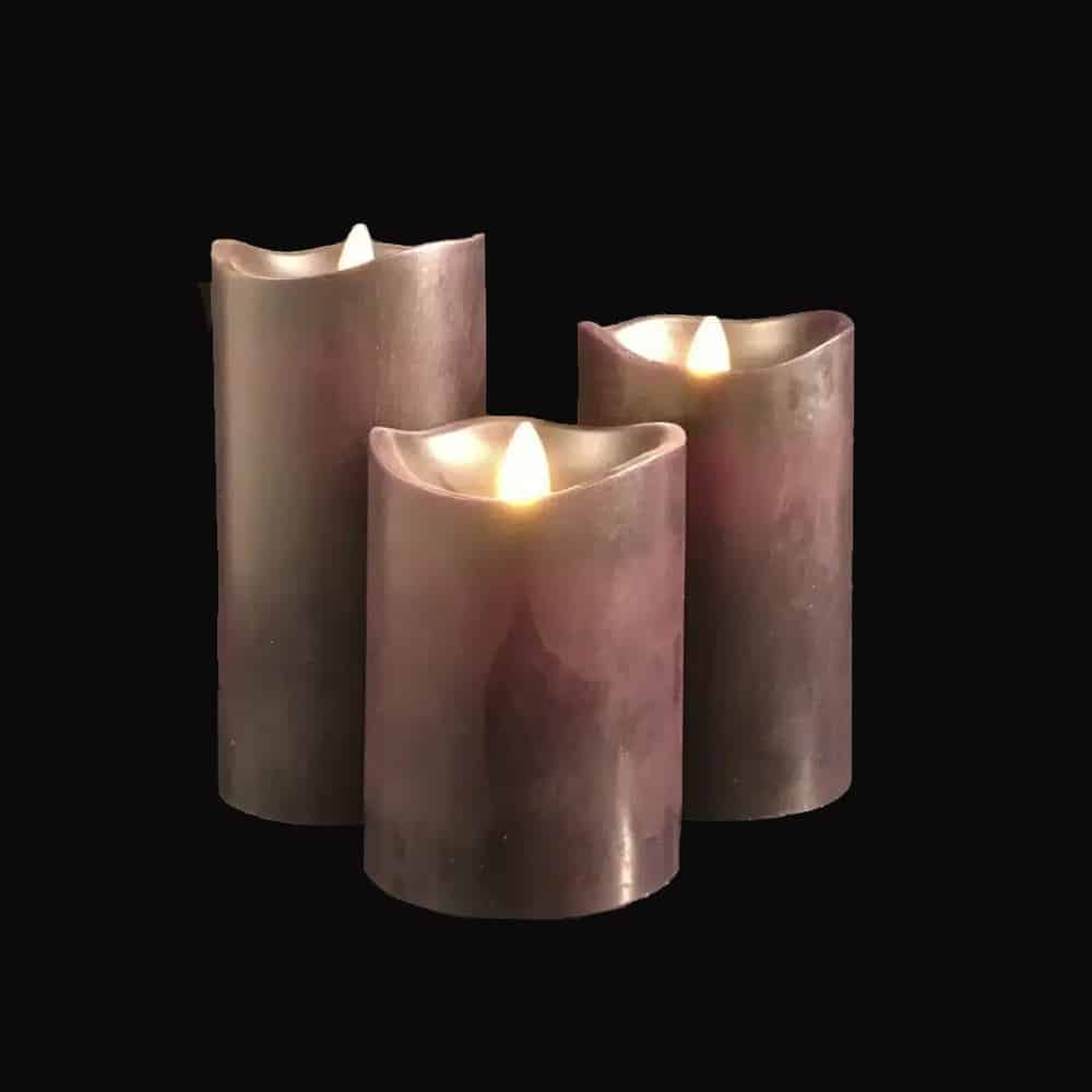Se LED blok stearinlys - 3 stk. - 12/15/17 cm - m/3D flamme - (Flere farver) - Sort ✔ Kæmpe udvalg i Satana - Køb online på udsalg og tilbud lige nu ✔ Hurtig levering til lave fragtpriser - Varenummer: Satana-1161319 på lager - Udsalg på Hus & Fritid > Store besparelser – op til 77% - Udsalg på mere end 2.281 populære mærker