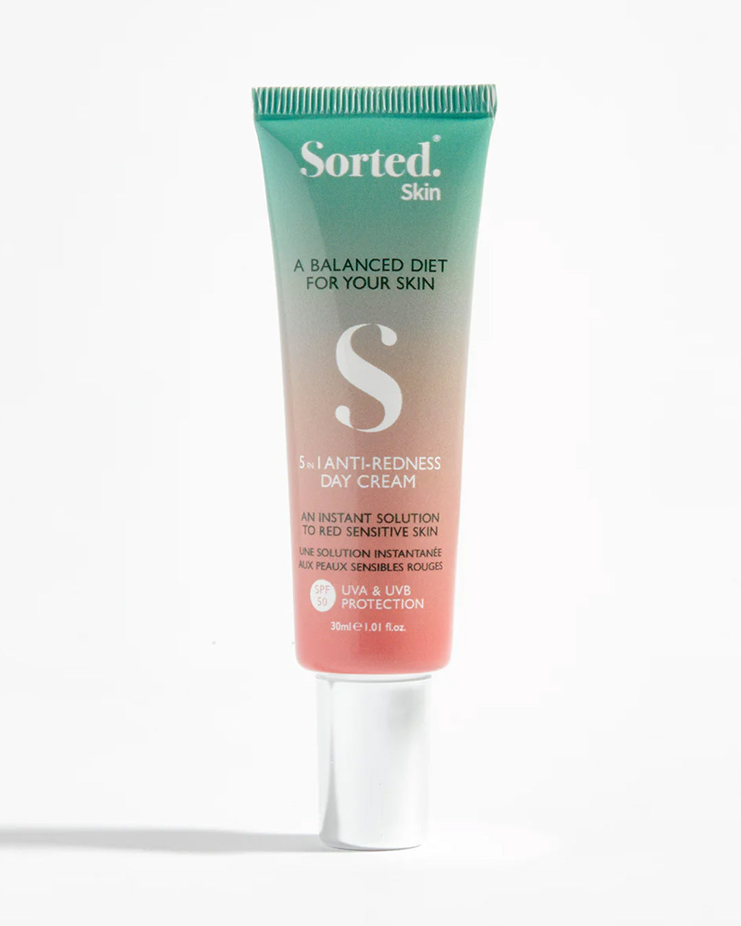 5 in 1 Anti-Redness Day Cream SPF50 fra Sorted Skin, dagcreme til sensitiv hud